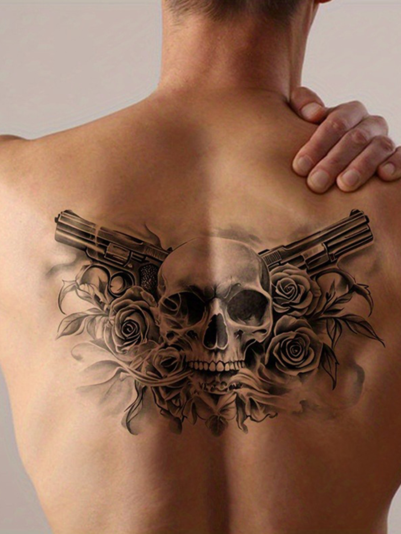 Chest and Back Tattoo Stickers